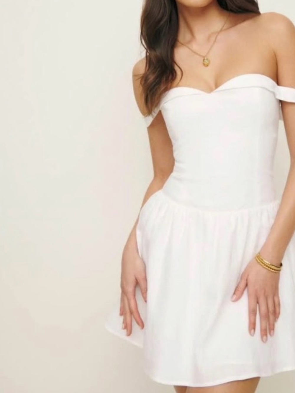 Reformation Sora Linen Mini